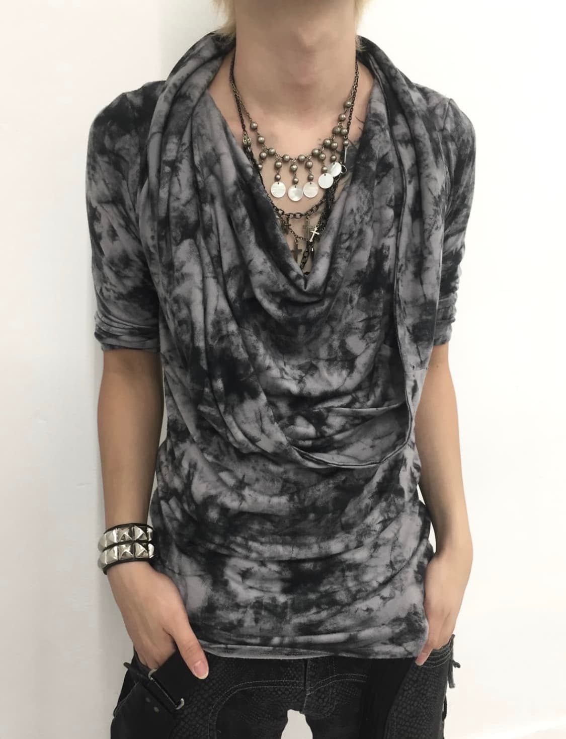 Vkei 타이다이 워싱 반팔 상품이미지8