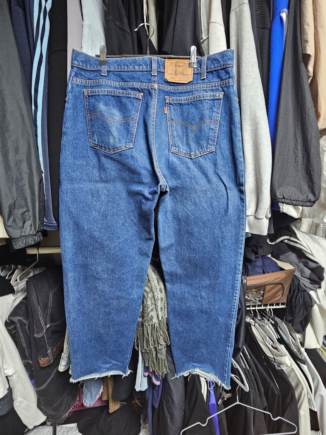 빈티지 미제 리바이스 오렌지탭 550 상품이미지3