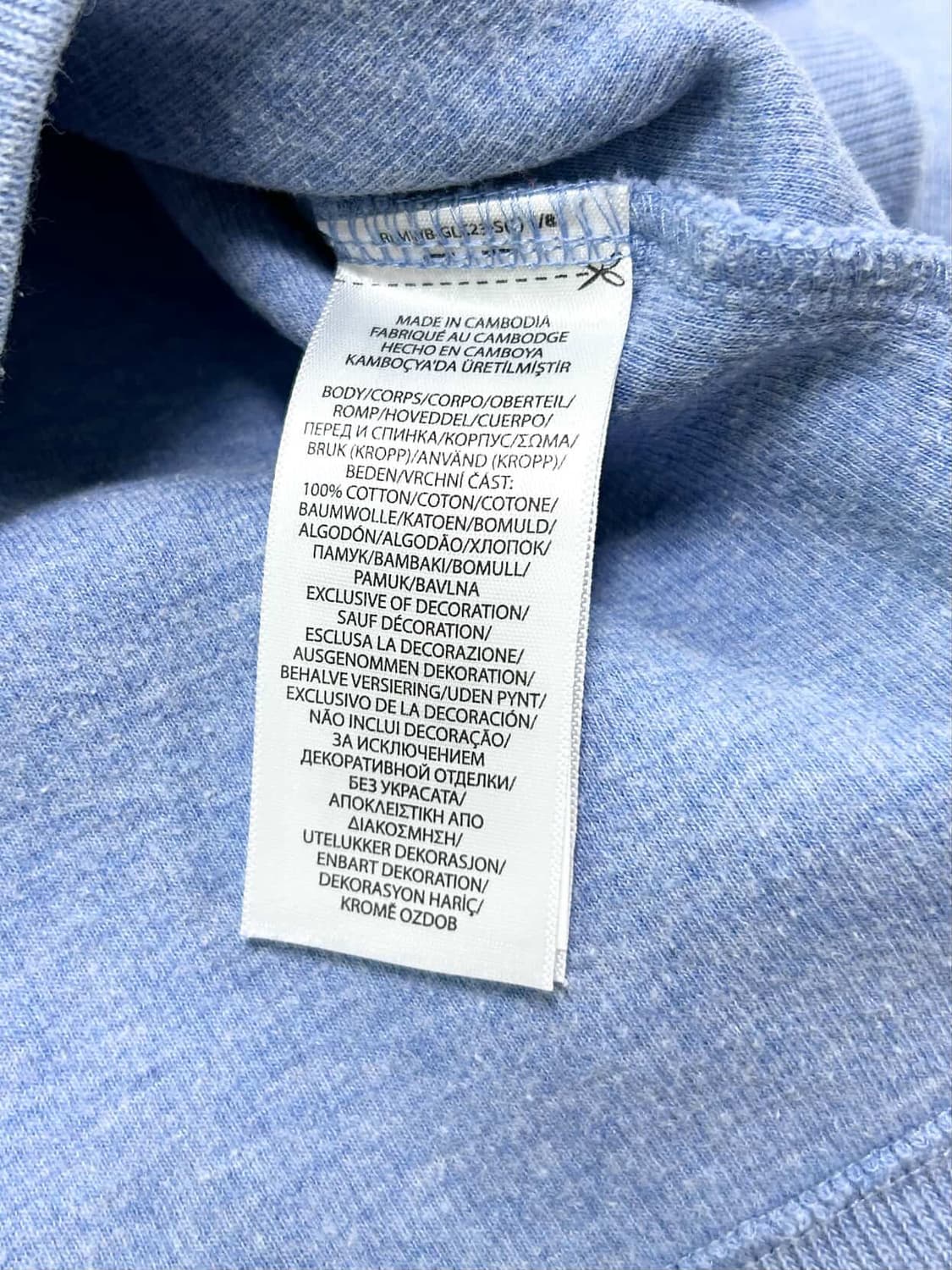 폴로 신형 멀티포니 소라 코튼 반집업 상품이미지8