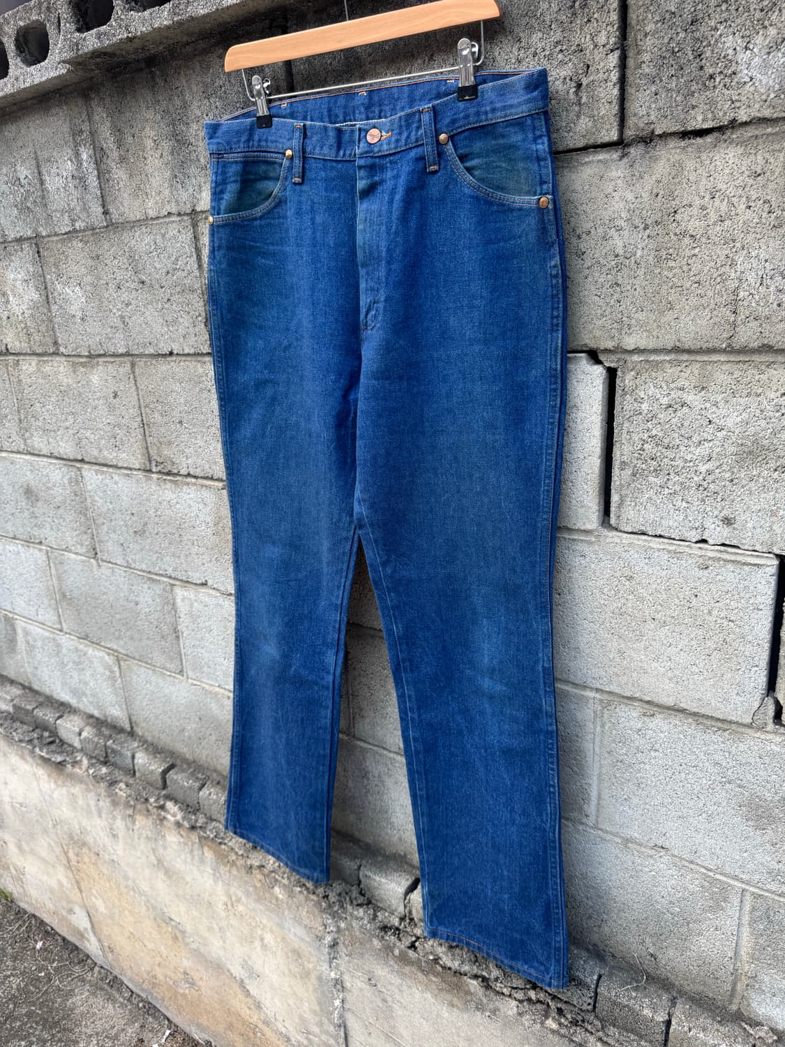 90s 랭글러 빈티지 936den 카우보이컷 데님 팬츠 36 상품이미지3