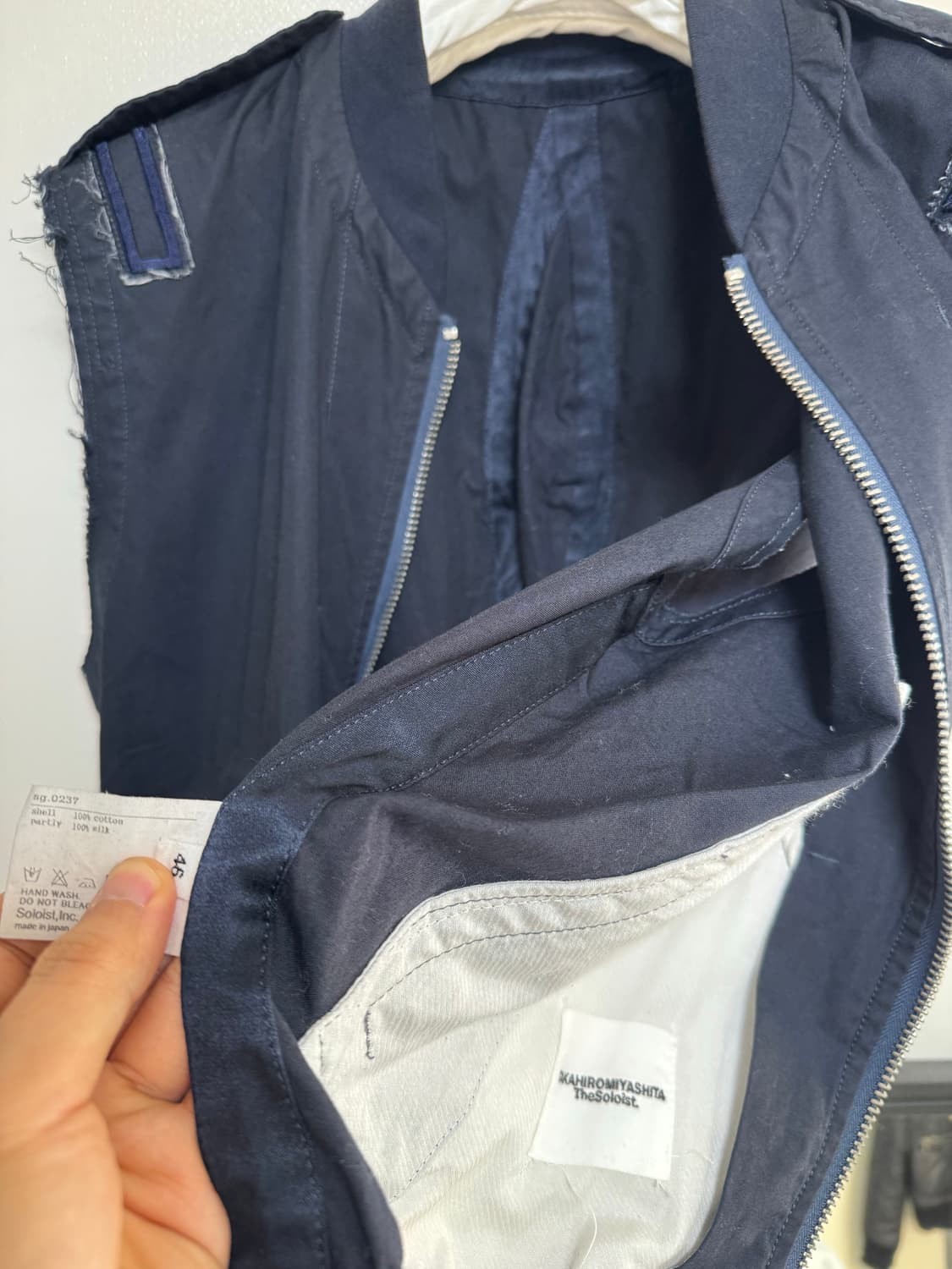 솔로이스트 컷오프 베스트 상품이미지7