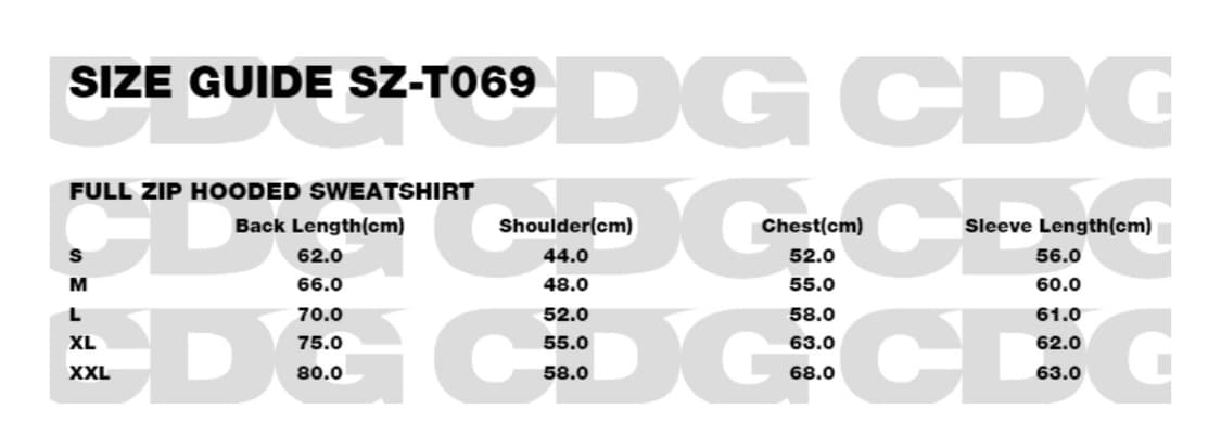 cdg 후드집업 상품이미지6