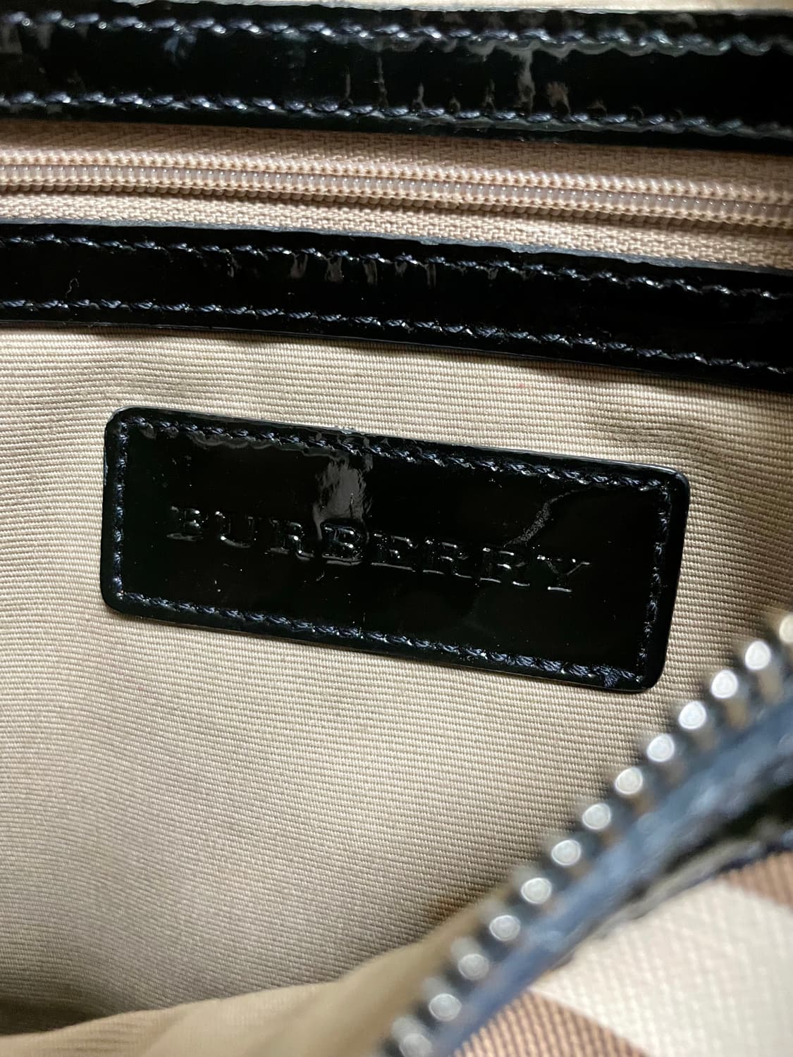 버버리 노바체크 미니 보스턴백 정품 상품이미지4