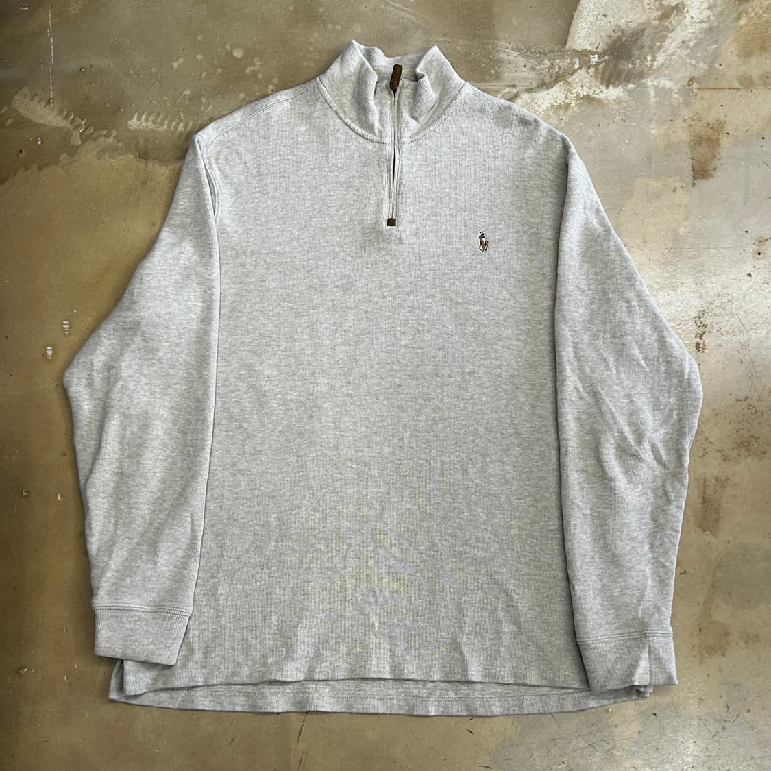 XL 폴로랄프로렌 오트밀 반집업 니트 상품이미지2