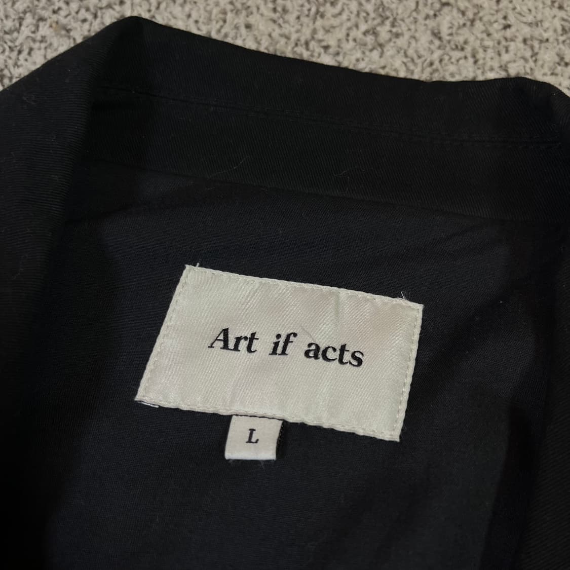 아트 이프 액츠 워시드 코튼 블레이저 자켓 상품이미지4