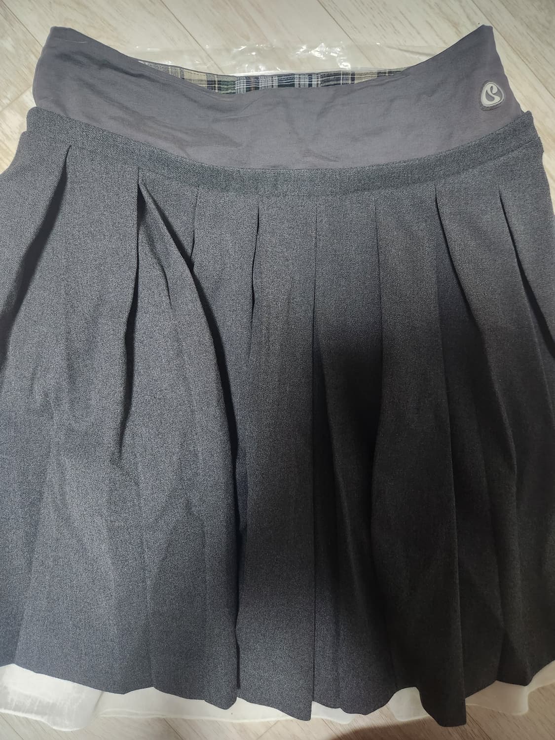 코이세이오 더블 웨이스트 플리츠 스커트 1 상품이미지3