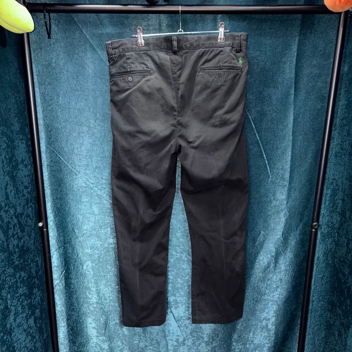 (34) 90s 폴로 랄프로렌 블랙 코튼 팬츠 상품이미지3