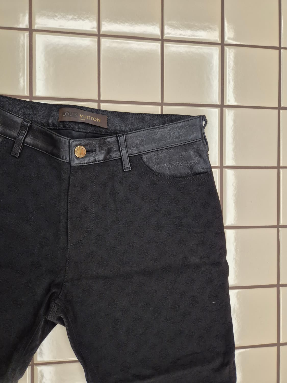 루이비통(Louis Vuitton) 모노그램 자카드 데님 팬츠 상품이미지1