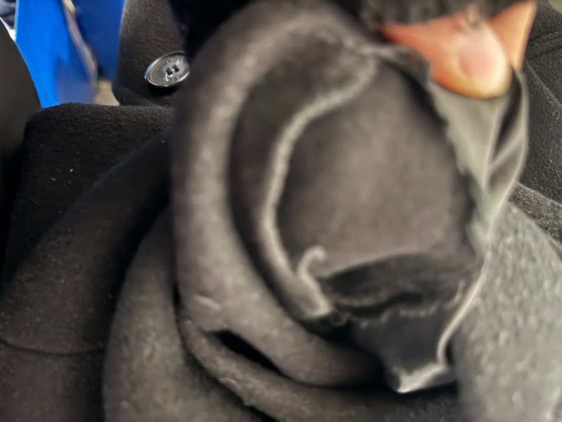 여성 톰보이 tomboy 더블 울 코트 블랙 상품이미지6