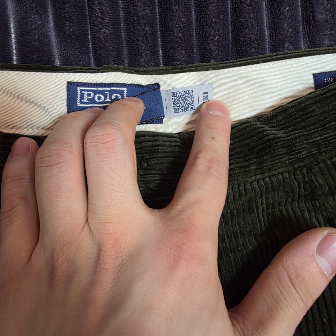 폴로 코듀로이 휘트먼팬츠 카키 32/32 상품이미지4