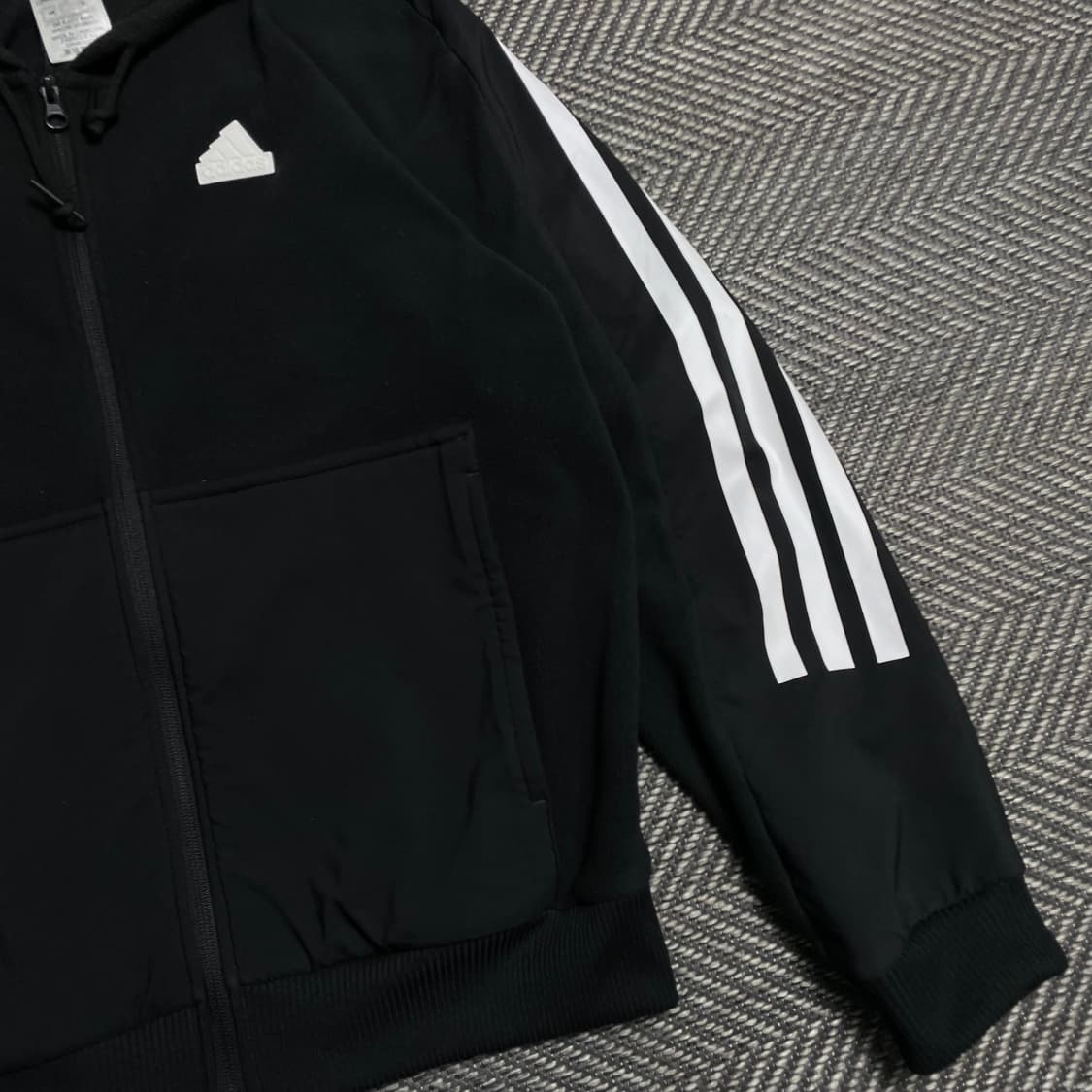 아디다스 신형 퓨쳐 아이콘 플리스 후드 집업o 5102 상품이미지2