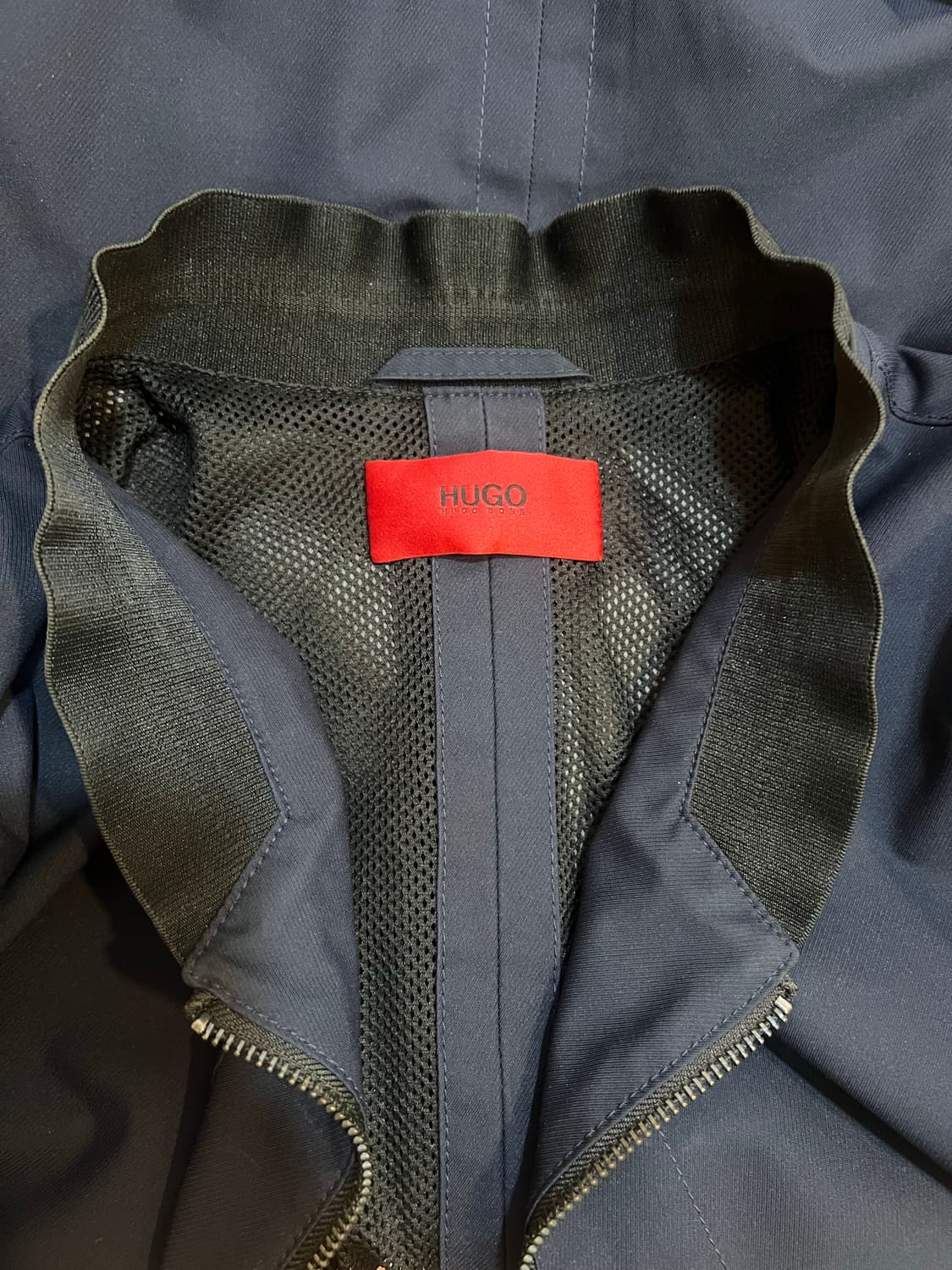 휴고보스 BOSS 남성 네이비 블루종점퍼 바람막이점퍼 상품이미지5