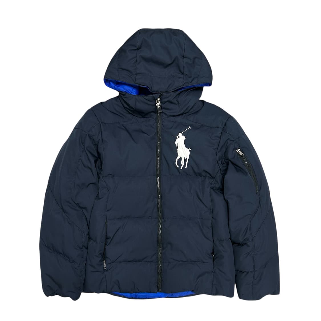 폴로 우먼스 네이비 빅포니 패딩(M) 상품이미지1