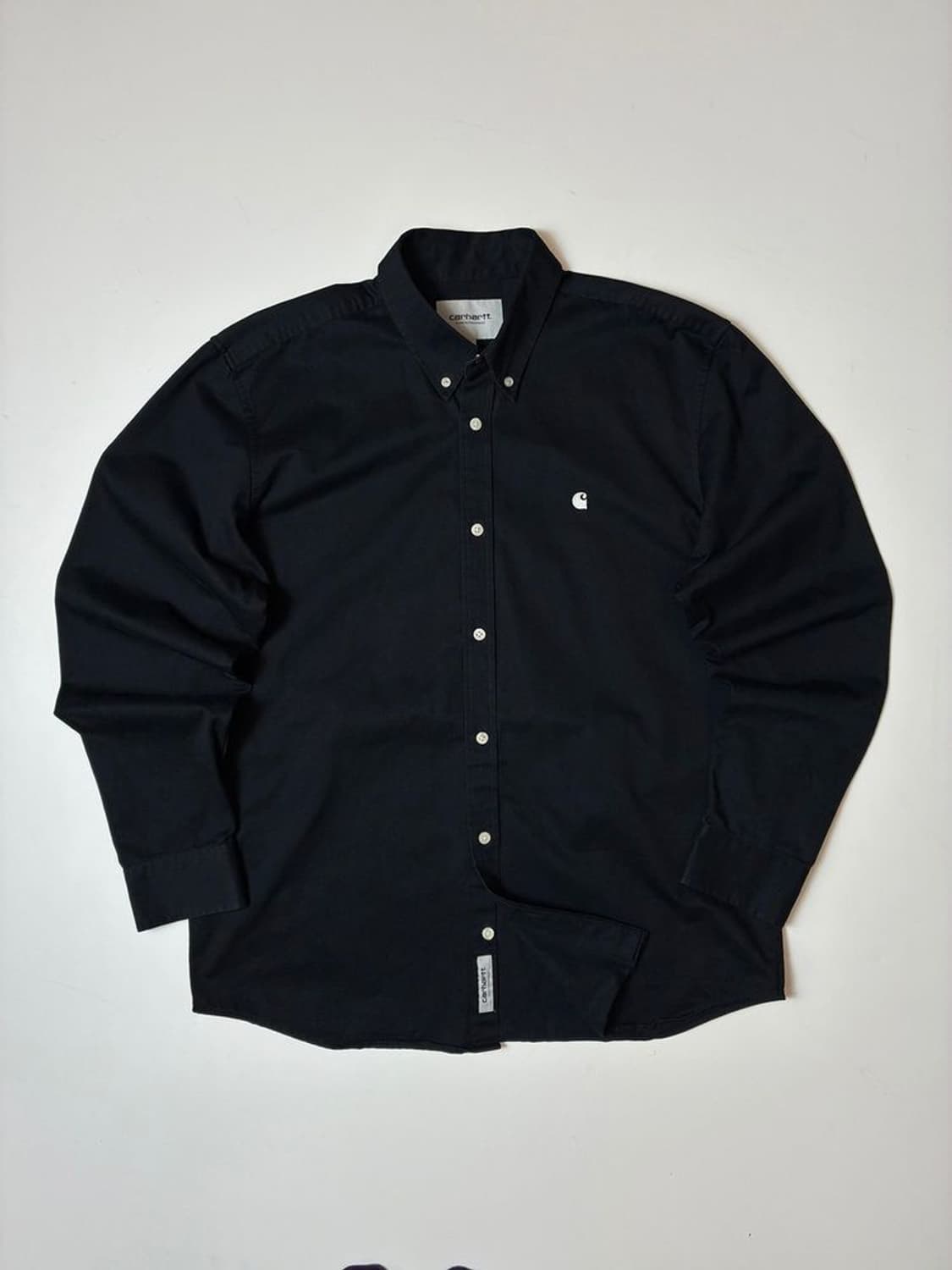 칼하트 WIP 매디슨 코튼 블랙 셔츠 PN9310 상품이미지1