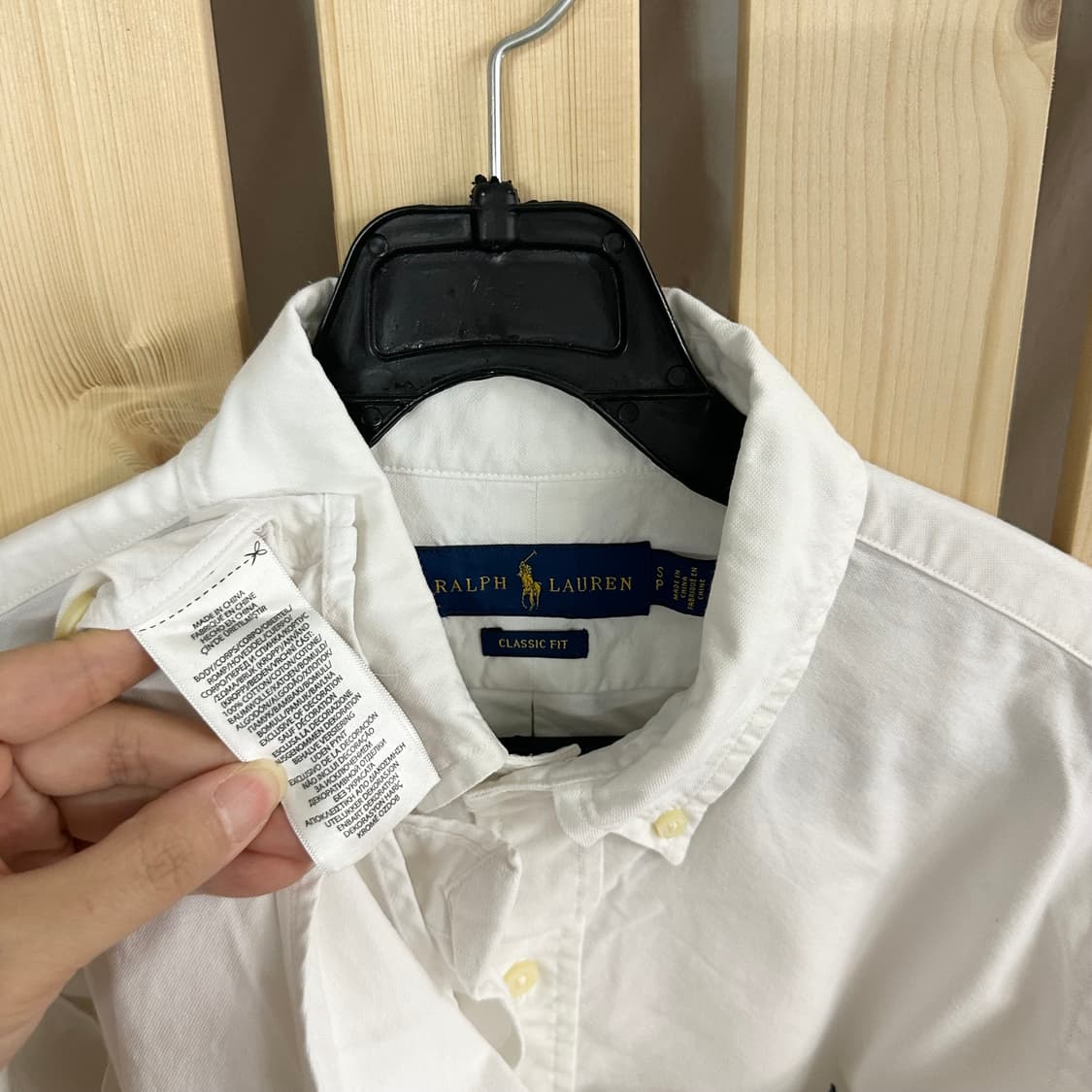 (S) 폴로 랄프로렌 화이트 셔츠 상품이미지4
