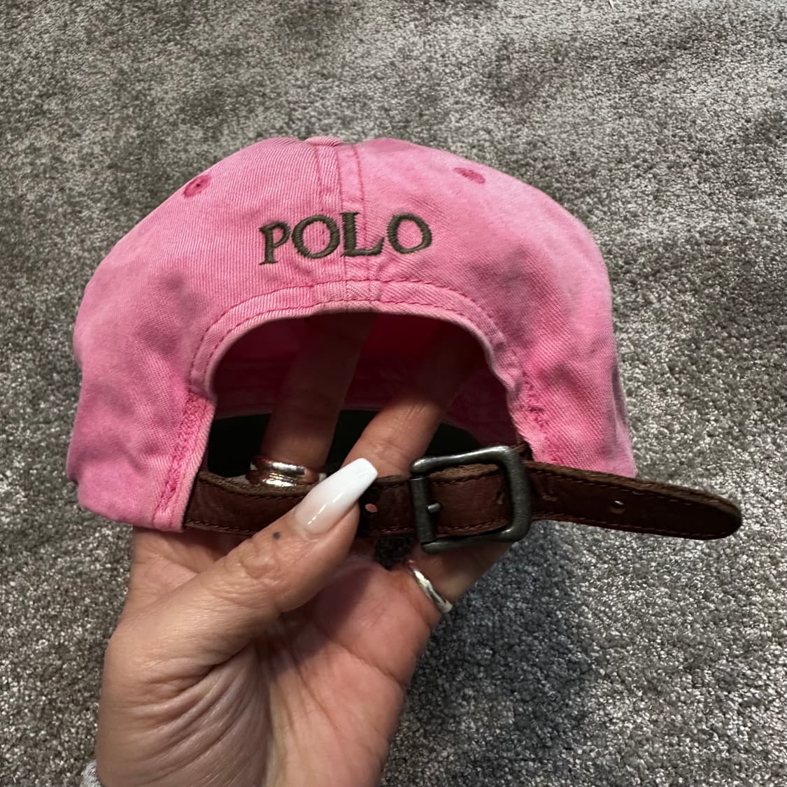 폴로 핑크 볼캡F 상품이미지4