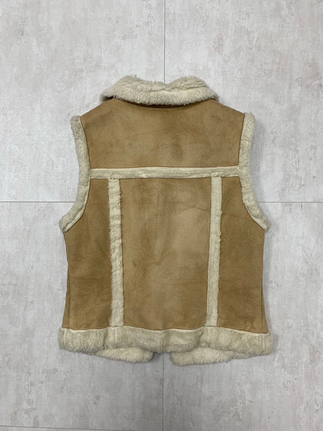 GAP 베이지 스웨이드 베스트 상품이미지5