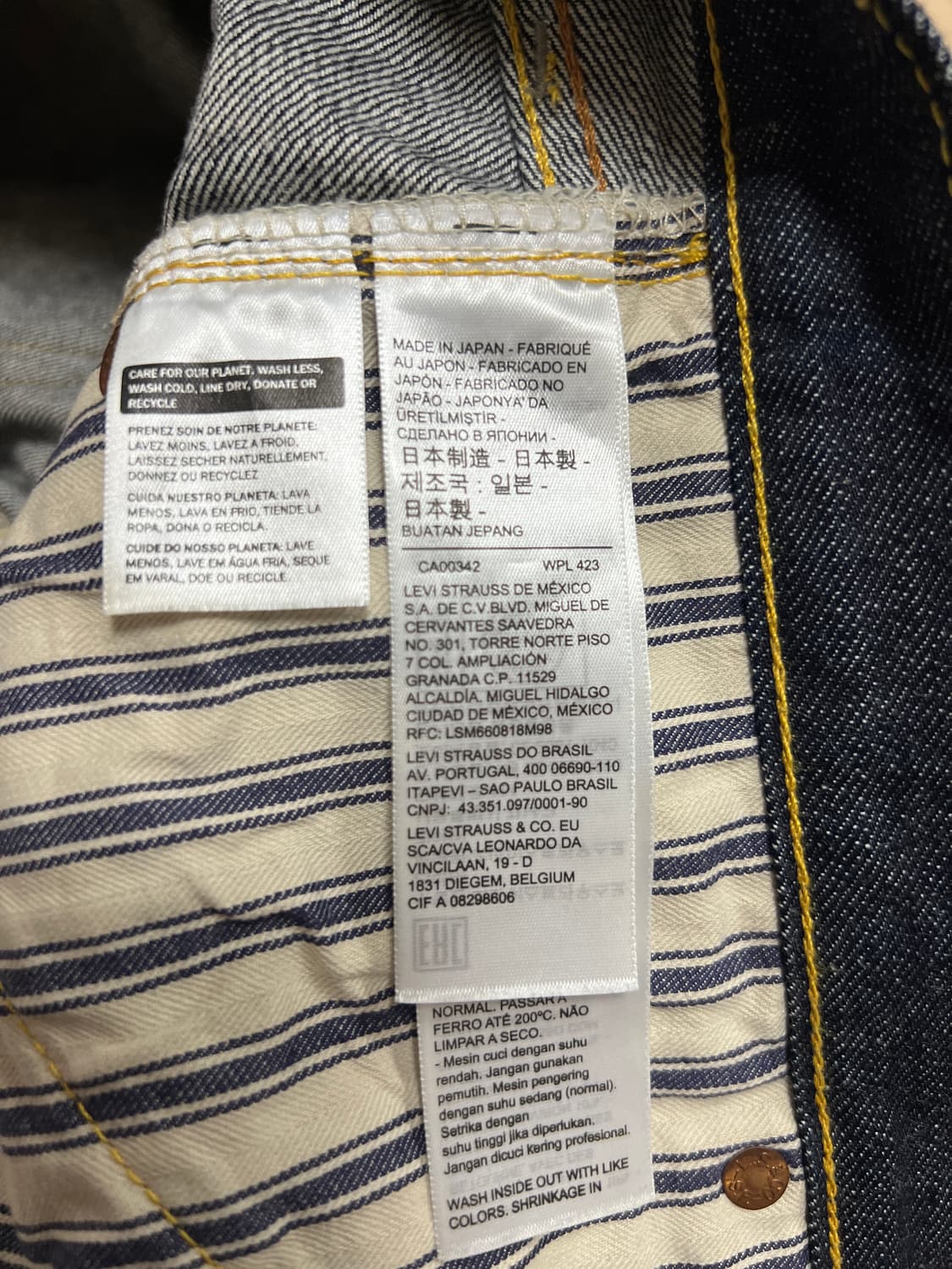 리바이스 LVC 44501 대전판  리지드 32x32 정.품 상품이미지5