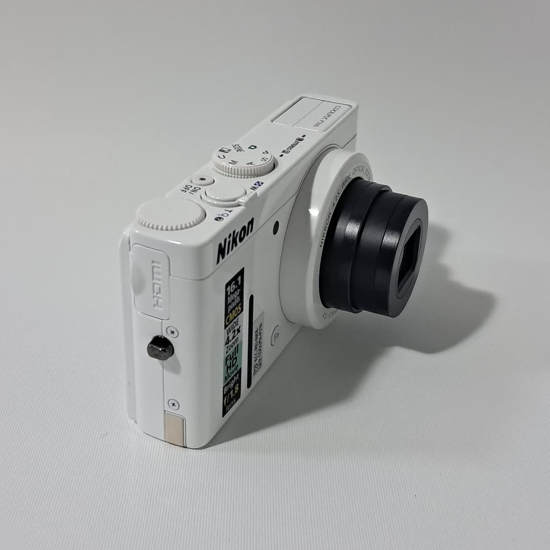 팝업 플래시!) 니콘 쿨픽스 P310 화이트 디카 상품이미지5