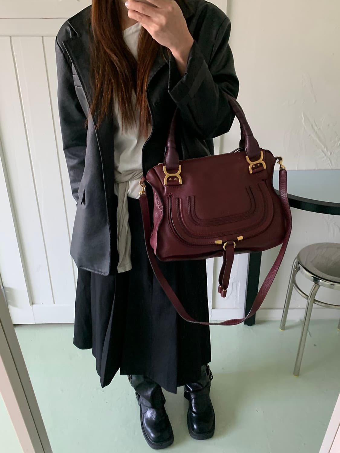 끌로에 마르시 미디엄 사첼백 상품이미지2