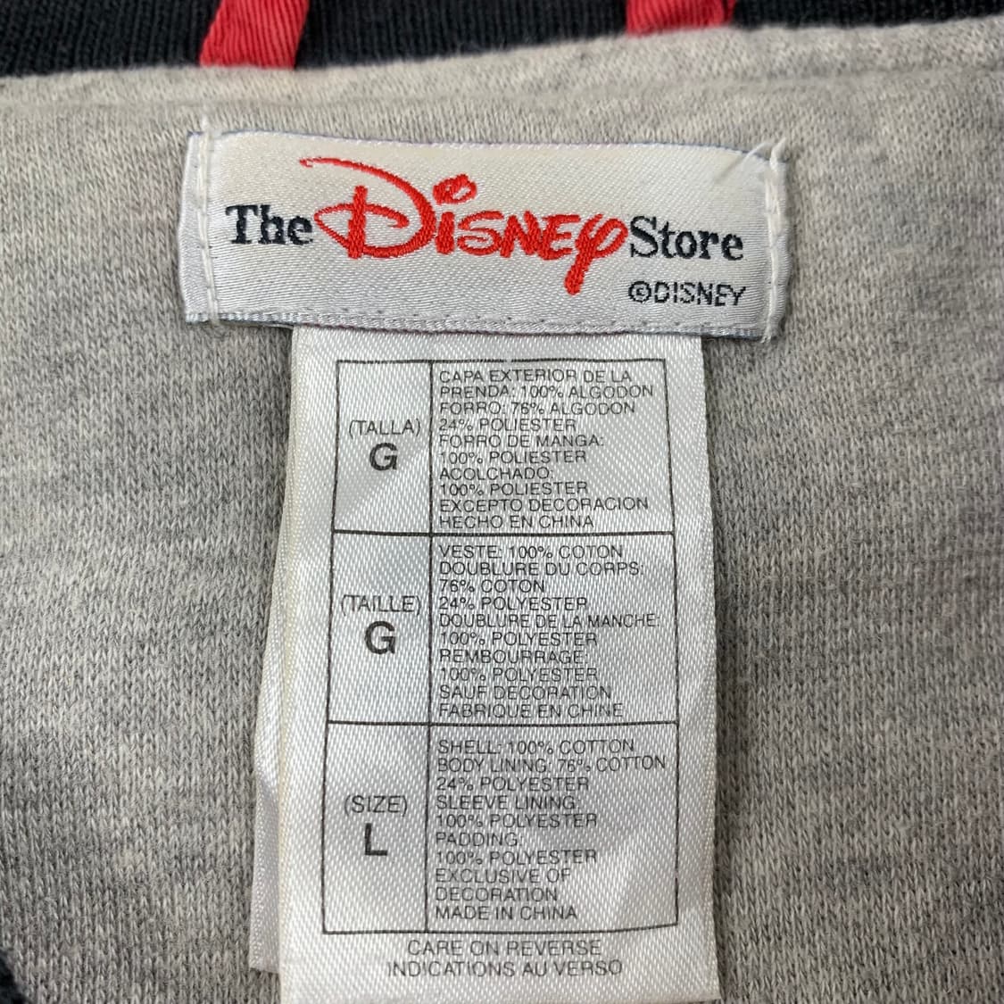 더 디즈니 스토어 미키마우스 자수 디테일 코튼 바시티 자켓 상품이미지8