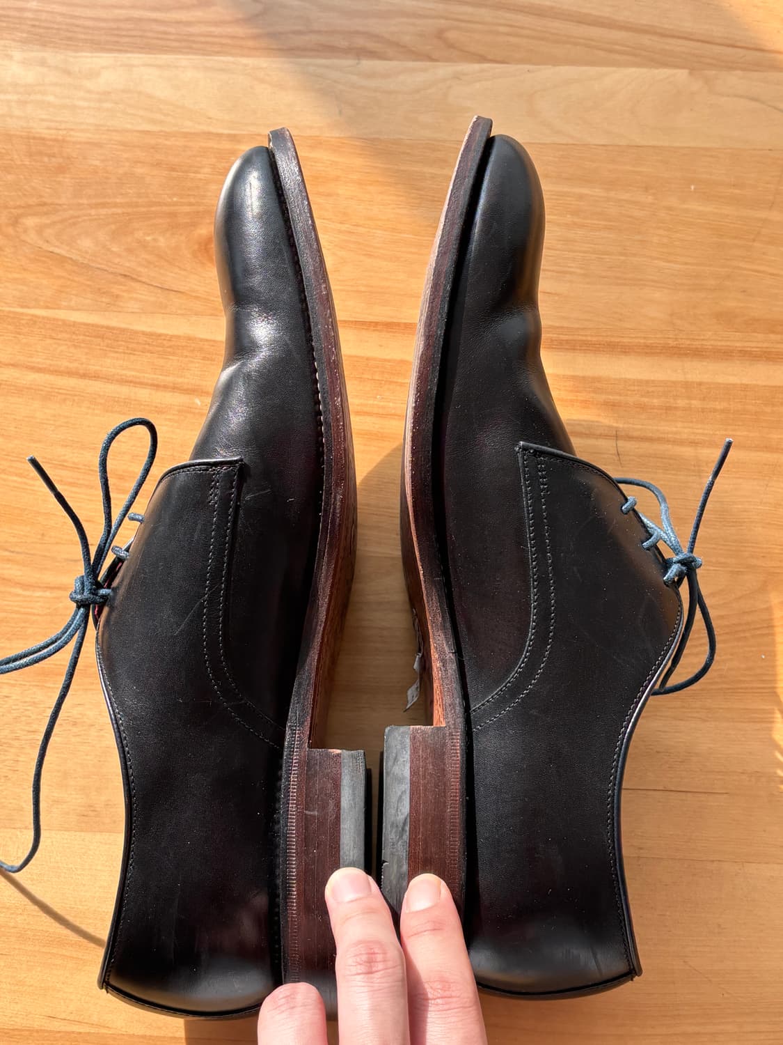 미니멀 플레인 더비, 빈티지 Loake 로크 Drake UK9/280 상품이미지4