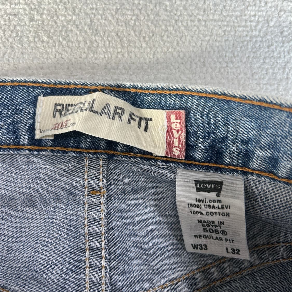 리바이스 505 33/32 데님팬츠 상품이미지4