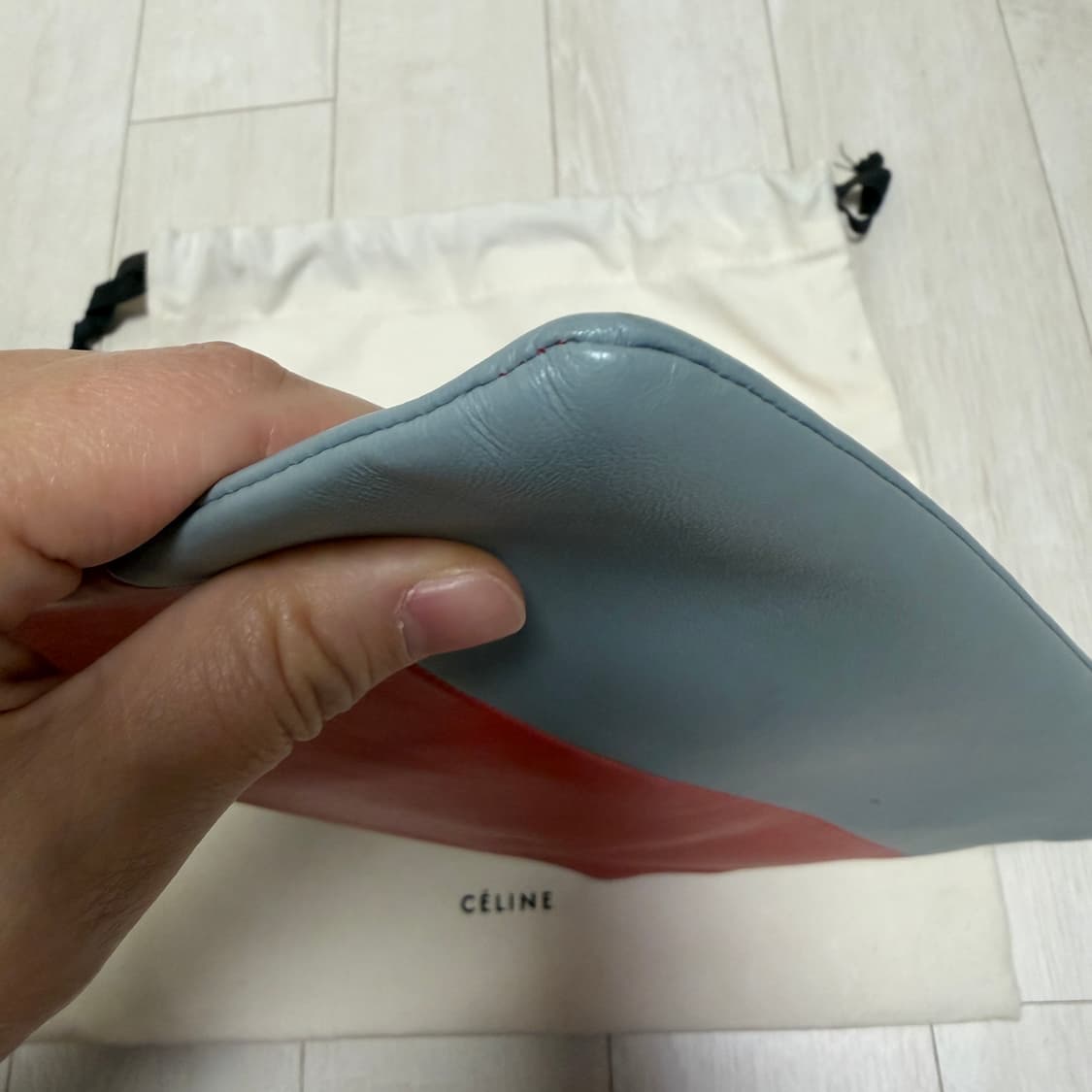 올드 셀린느 투톤 클러치 상품이미지3