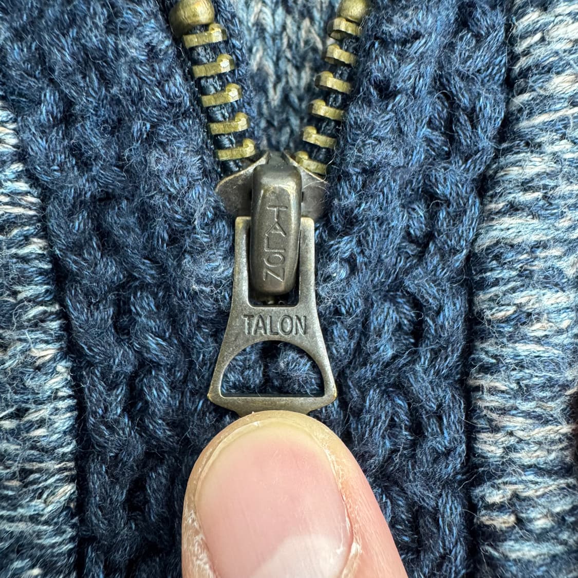 데님앤서플라이 니트 집업  상품이미지3