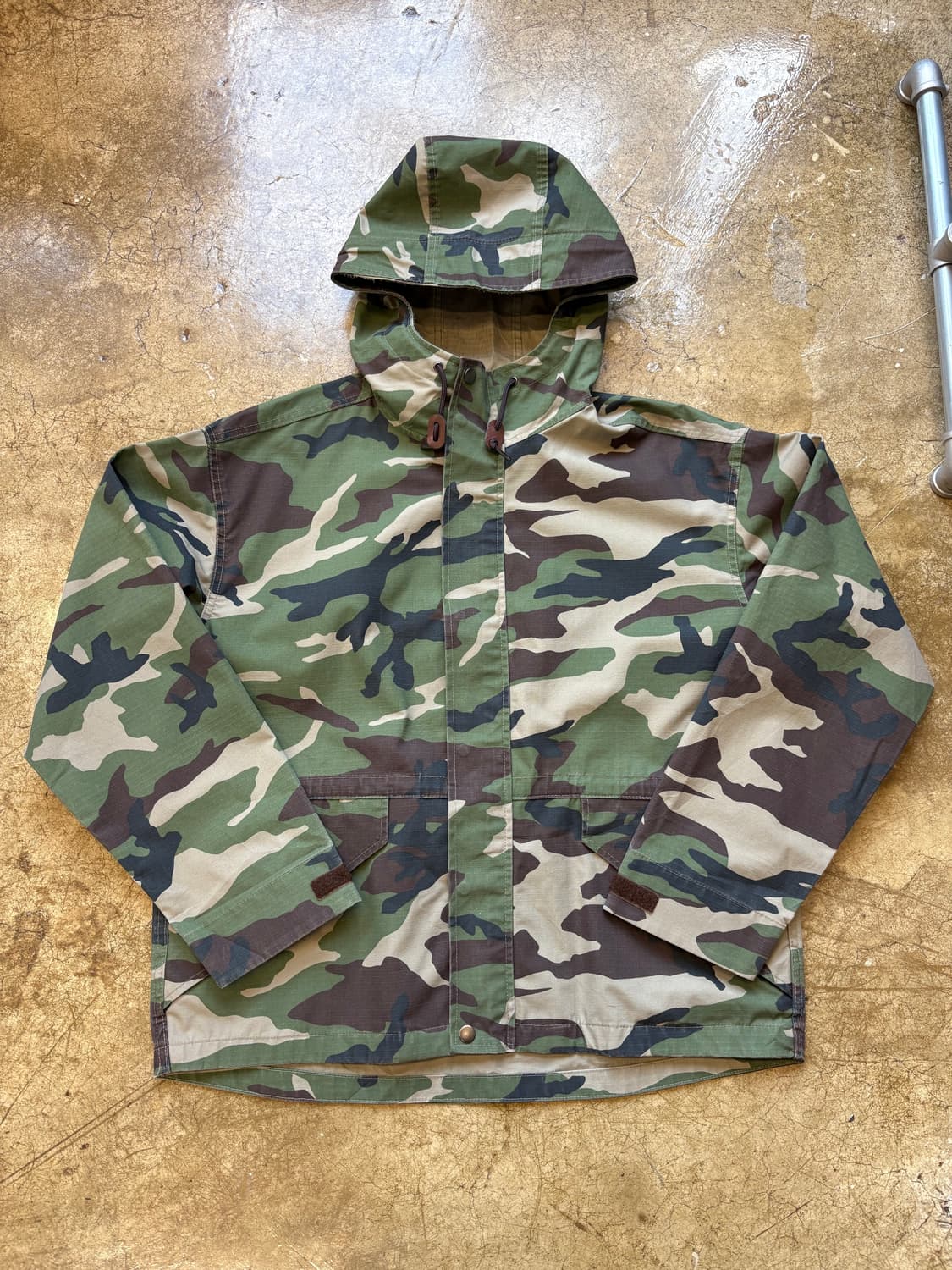 GU 카모 코튼 후드 재킷 상품이미지1