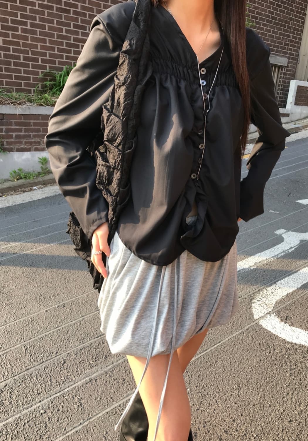 튜프티 teufti ripple blouse 상품이미지4