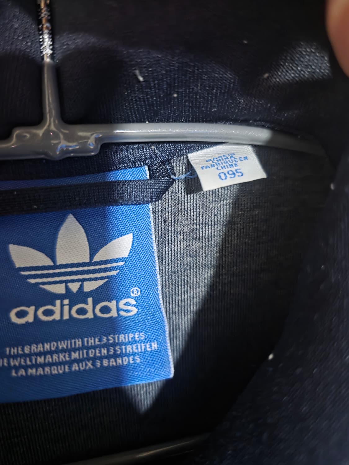 아디다스 네이비/레드 유로파 트랙탑 집업 95 상품이미지5