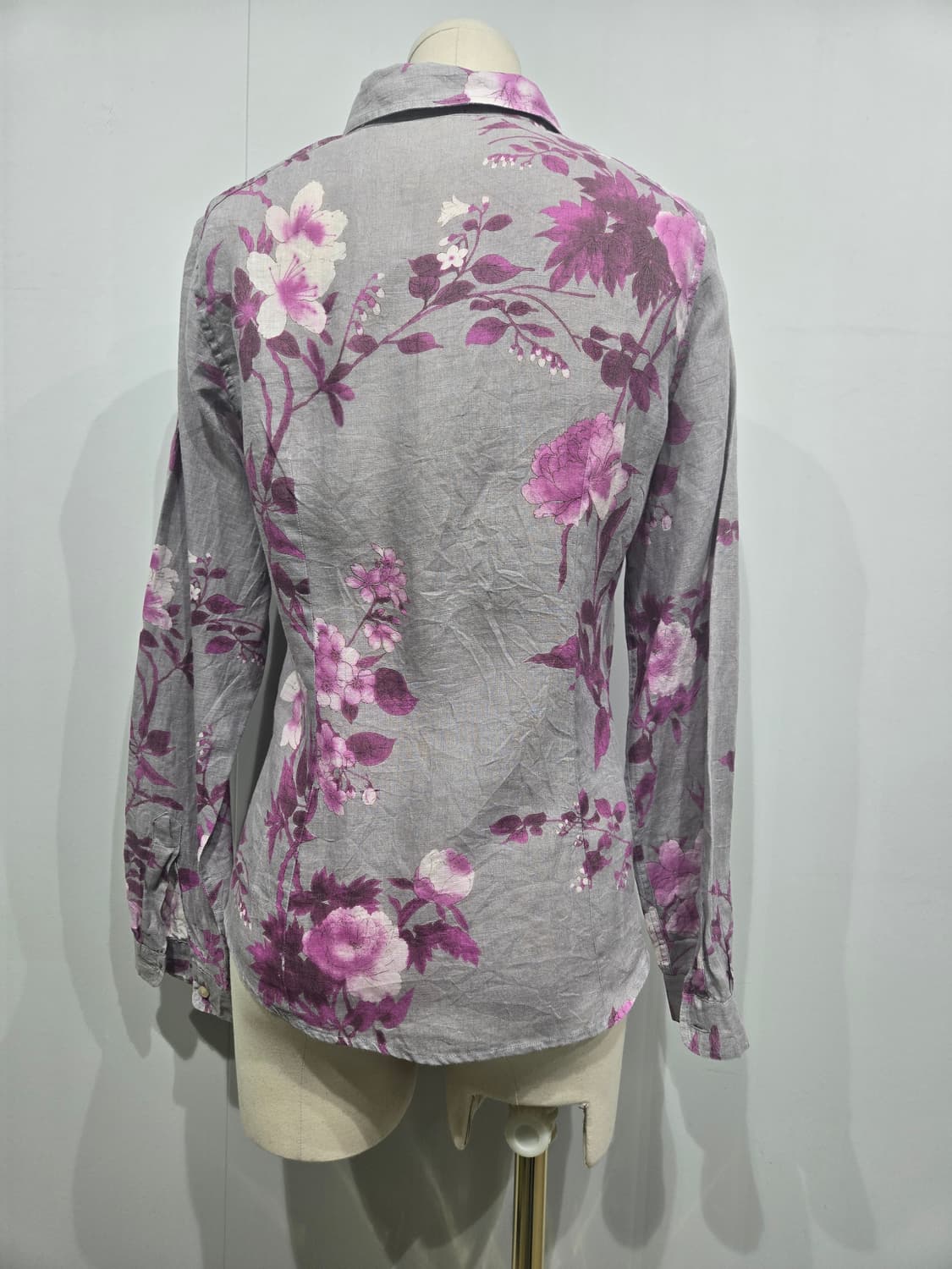 에트로 플라워 패턴 롱 슬리브 셔츠 그레이 상품이미지2