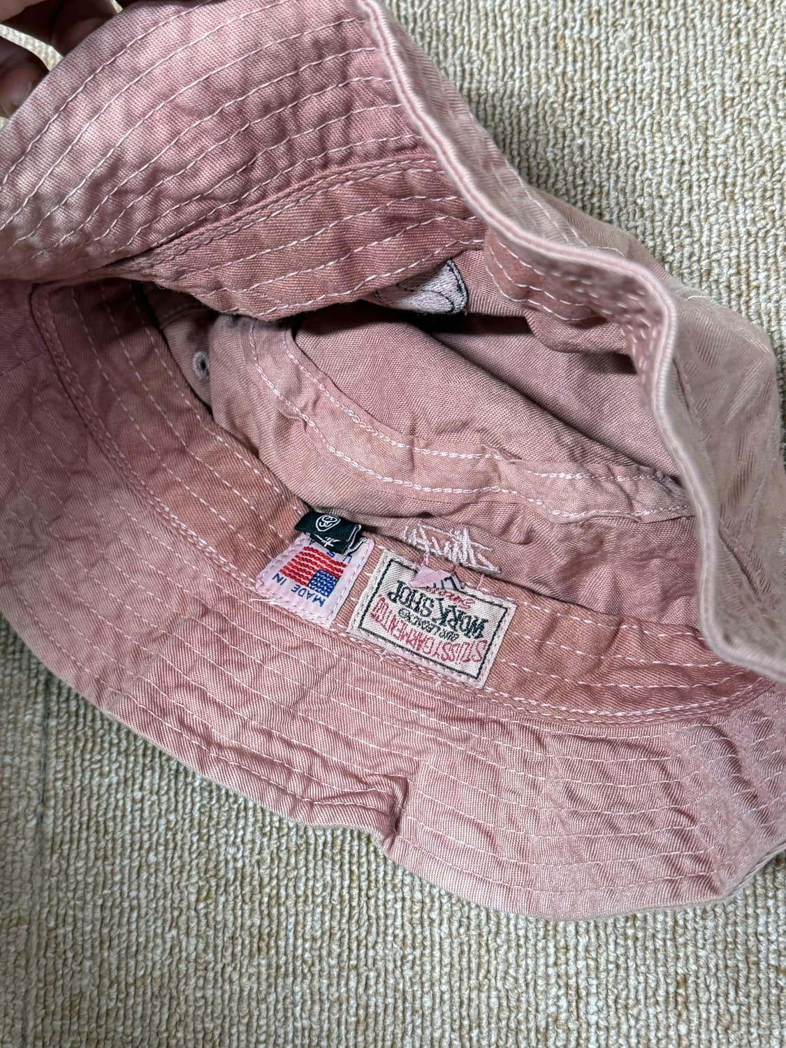 스투시 빈티지 버킷햇 상품이미지3