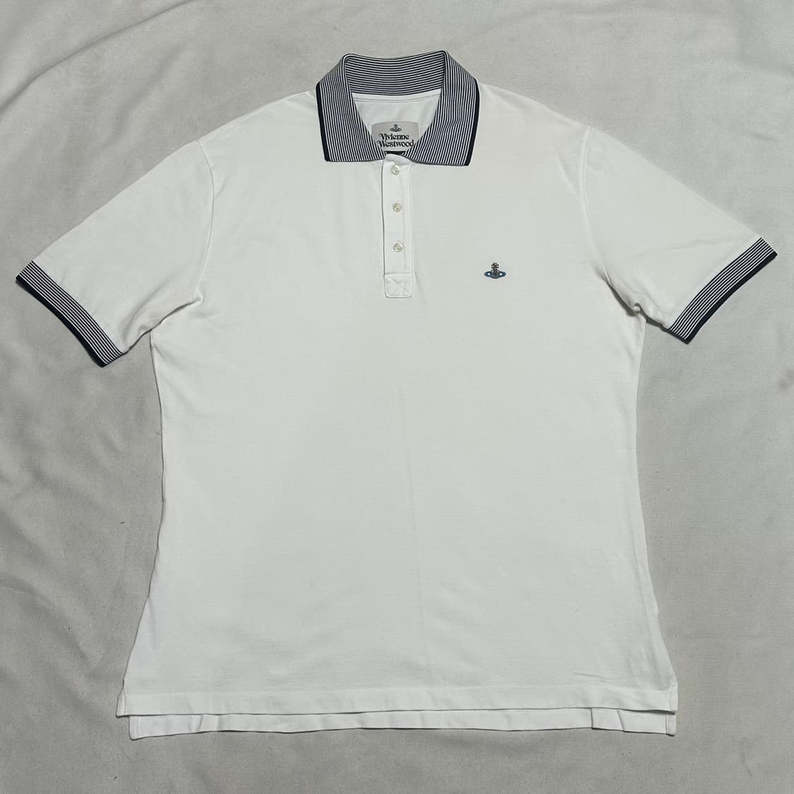 2XL 비비안웨스트우드 카라 스트라이프 반팔티 상품이미지2