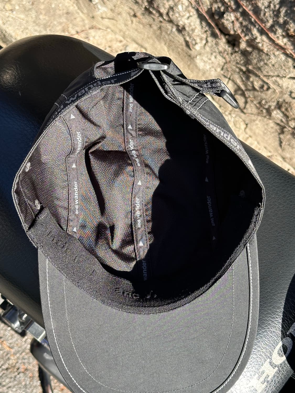 앤드원더 테이프캡 And Wander JQ Tape Cap Black 상품이미지3