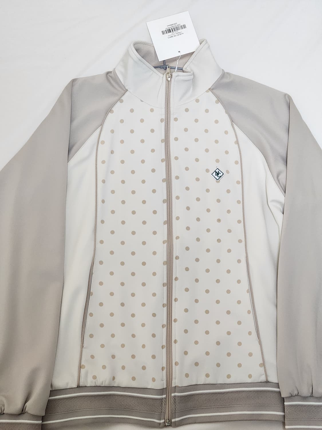 노컨텐츠 도트 자켓
[Dot jersey jacket Cream] 상품이미지3