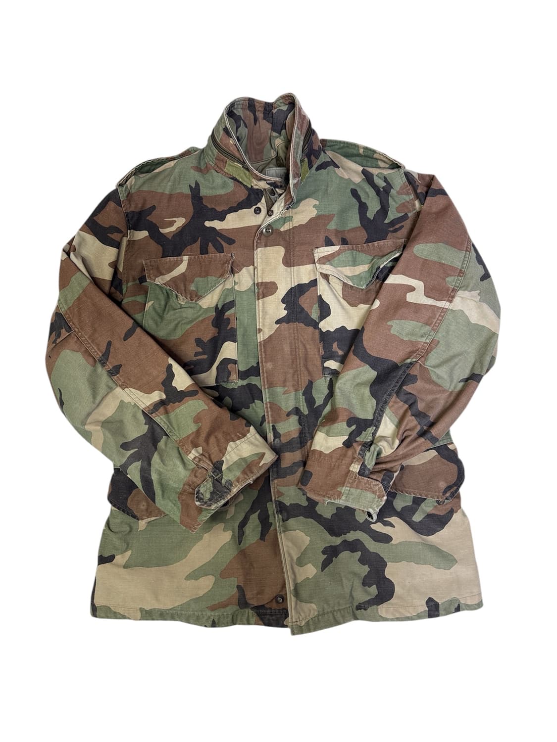 빈티지 90s us army 오리지널 m65 밀리터리 카모 CW 자켓 S 상품이미지1