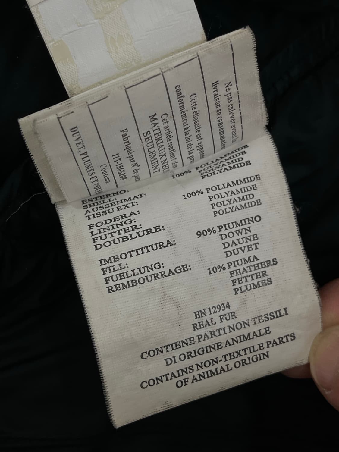 파라점퍼스 다운 패딩 (한국명품감정서 동봉) 상품이미지9