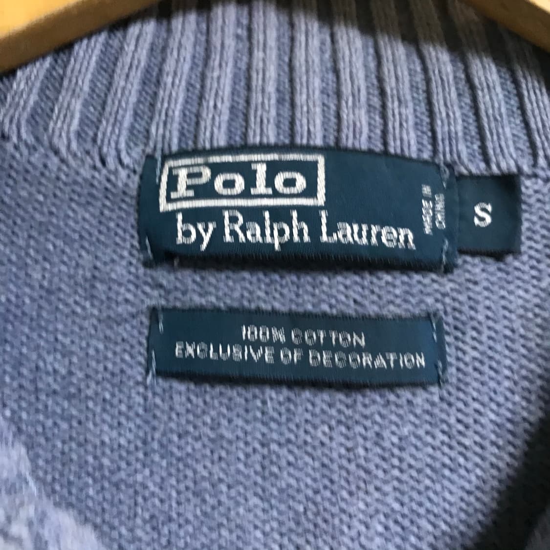 폴로 랄프로렌  하프 집업 니트 상품이미지3