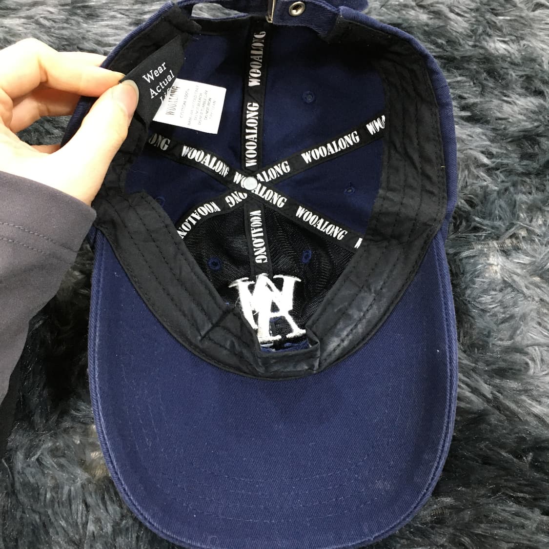 투티/0369 WOOALONG 우알롱 데일리 네이비 캡 모자 스포티 상품이미지7
