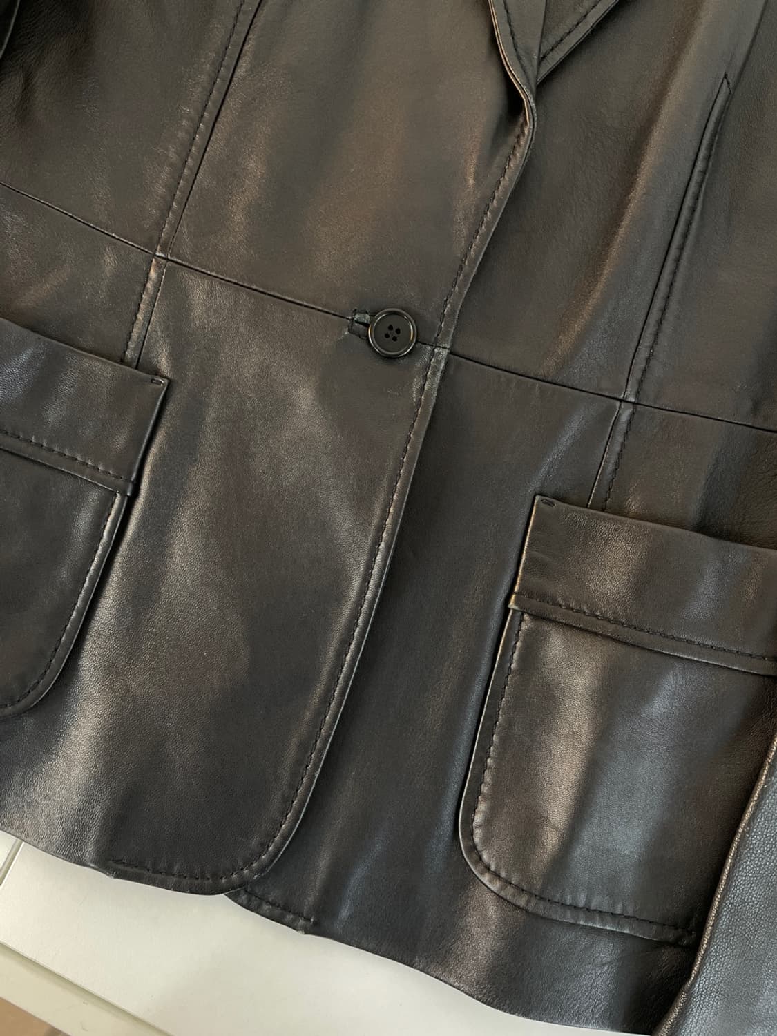 막스마라 위켄드 레더 싱글 블레이져 상품이미지7