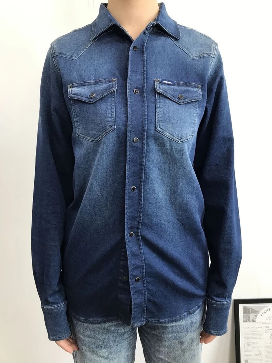 Diesel Sonora Fade Denim Shirt 상품이미지2