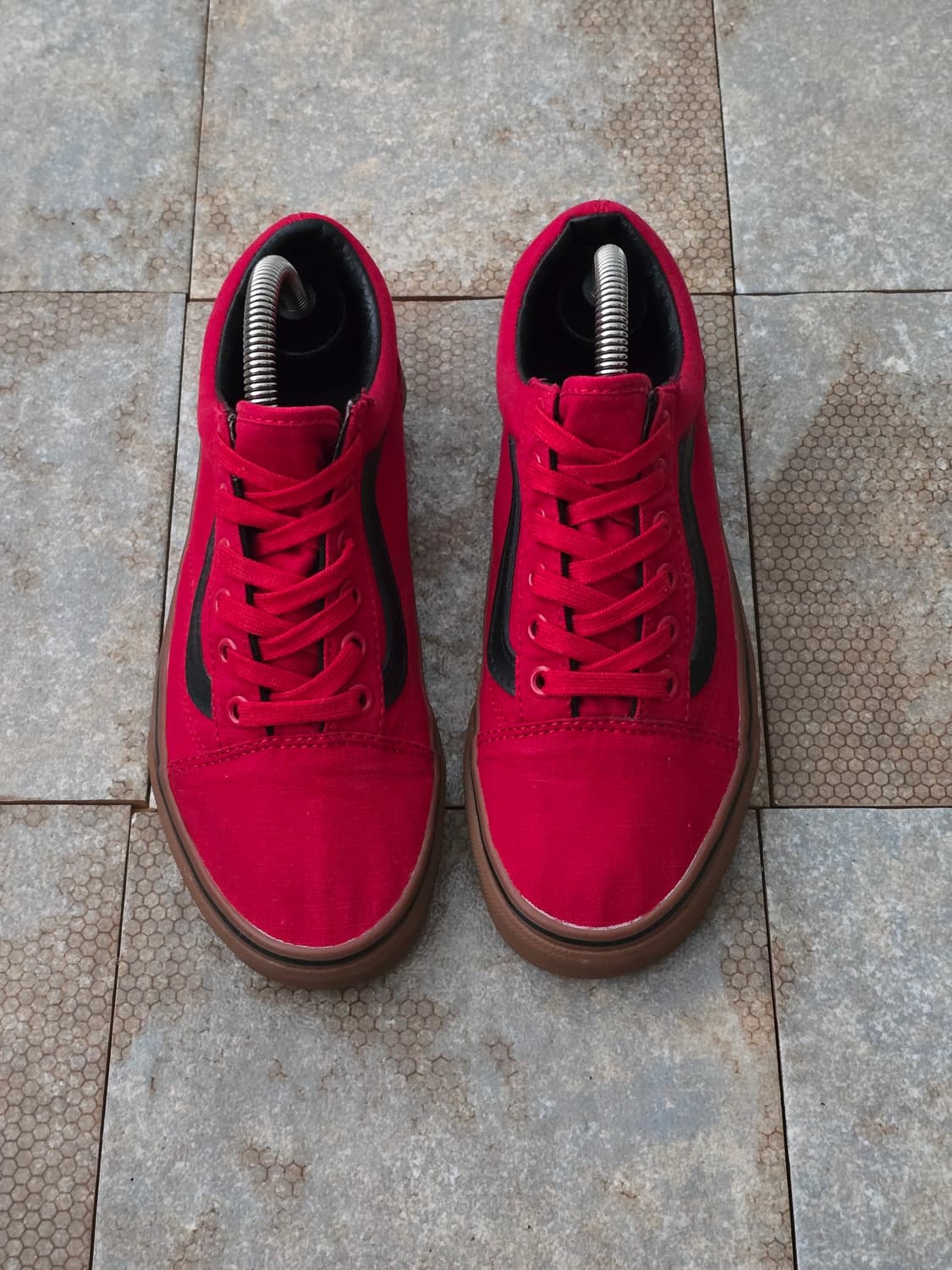 (225)반스 올드스쿨 레이싱 레드 상품이미지2