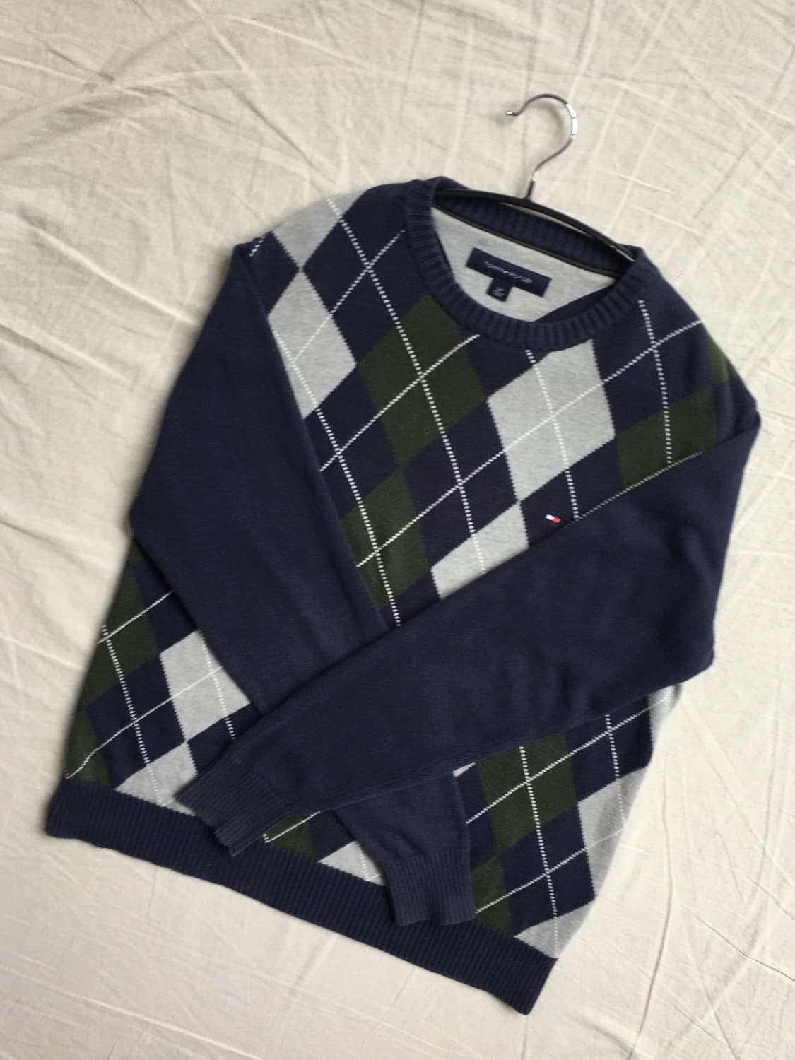 타미힐피거 아가일패턴 니트 상품이미지3