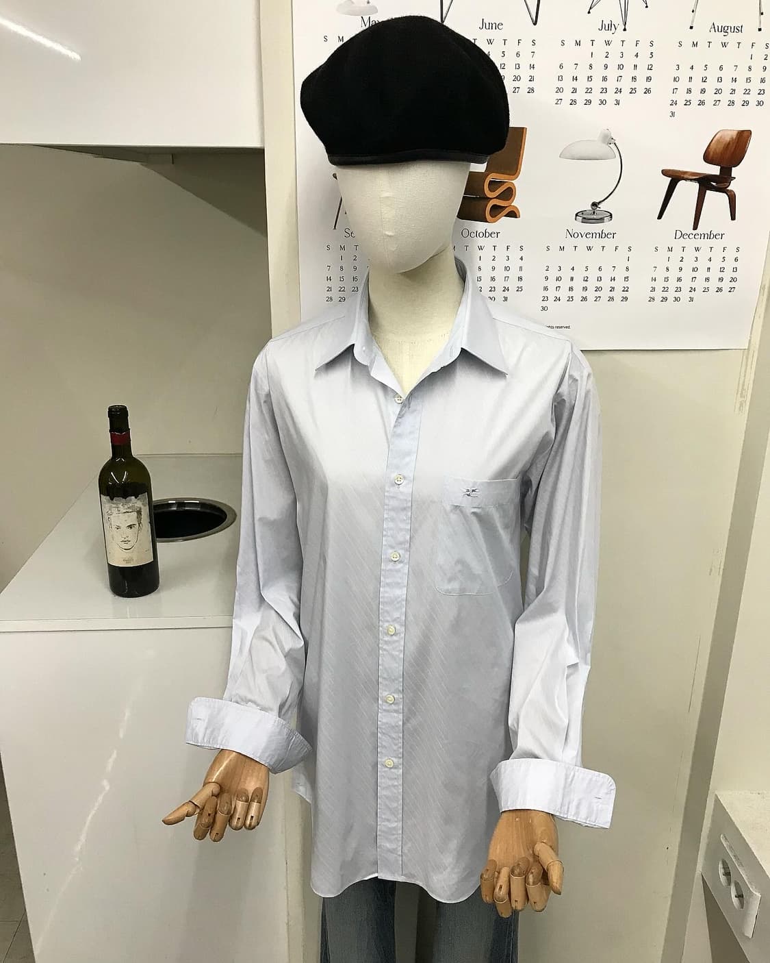 꾸레쥬 로고 셔츠 상품이미지6