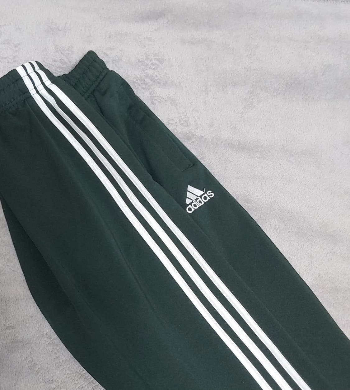 아디다스 삼선 트레이닝 바지 녹색 밴딩  팬츠 상품이미지2