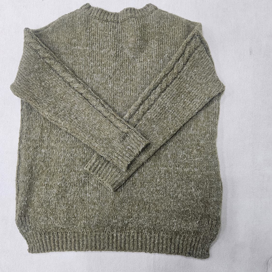실측확인 빈티지 케이블 니트 0303Y 상품이미지2