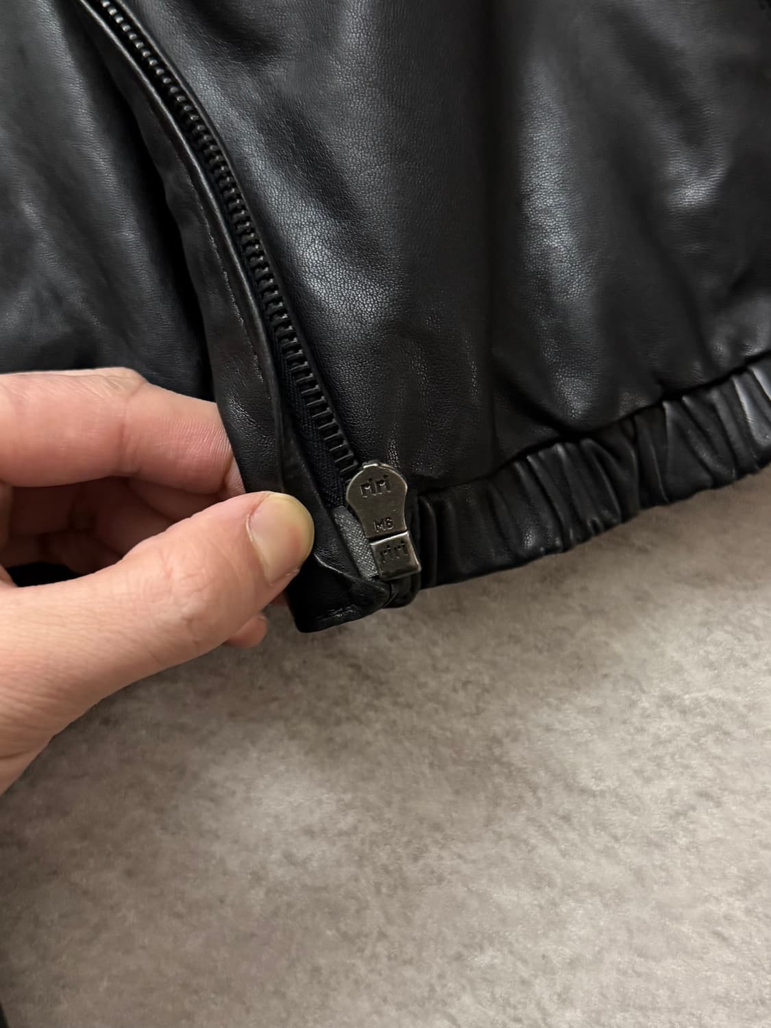 프라다 07AW 에폴렛 레더 블루종 자켓 상품이미지8