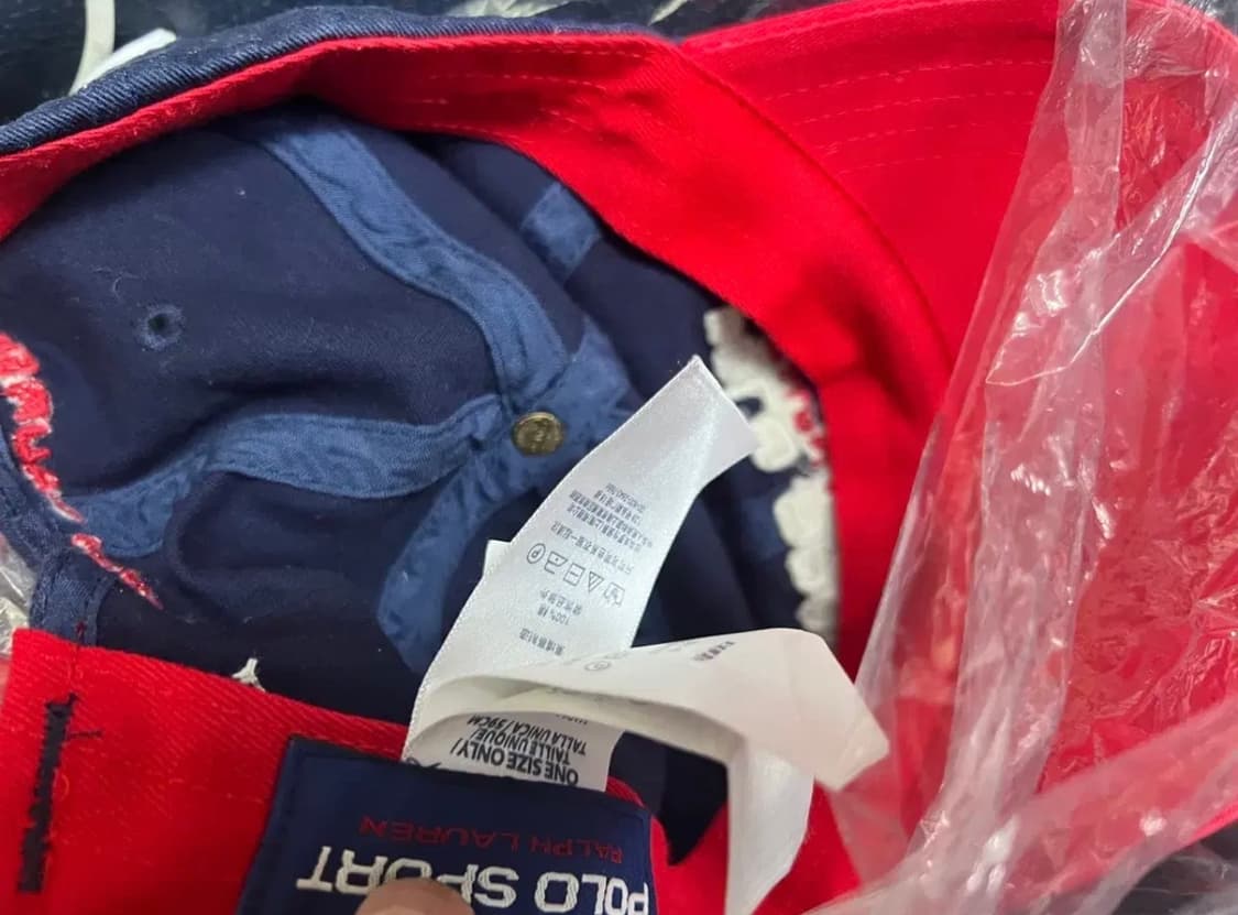 폴로스포츠 매장판 볼캡 네이비/레드 상품이미지2